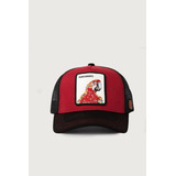 Gorra Guacamayo Algodón Orgánico Rojo Wild Lama