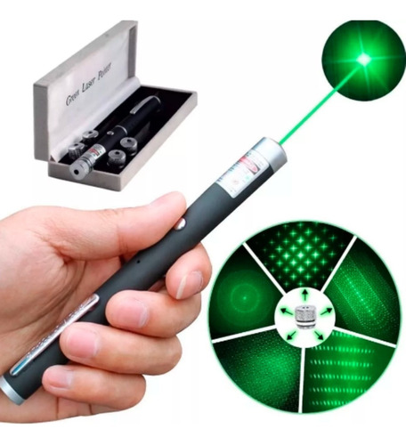 Laser Verde Caneta Alcance Até 7km Profissional Apresentação