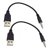 Cable Usb A 3.5 Mm, Qaoquda (paquete De 2) Usb 2.0 Macho A A