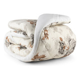 Protetor Colchão Pillow Top Solteiro Toque De Pluma Floral