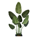Planta Bananeira Artificial Grande Folhas Árvore Decoração