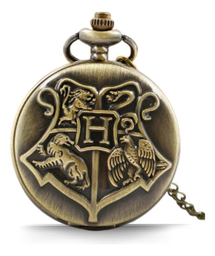 Reloj Bolsillo Cadena Hogwarts Harry Potter Vintage