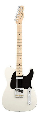 Guitarra Eléctrica Fender American Special Telecaster De Aliso Olympic White Brillante Con Diapasón De Arce