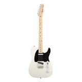 Guitarra Eléctrica Fender American Special Telecaster De Aliso Olympic White Brillante Con Diapasón De Arce