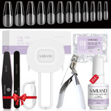 Saviland Gel X Nail Kit,soft Gel Nail Tip And Glue Gel Kit W