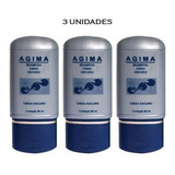 Shampoo Agima Cinza Escuro 80ml - ( 3 Unidades )