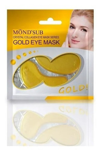 12 Parches Mascarillas Para Ojeras Mond'sub Gold Eye Mask   