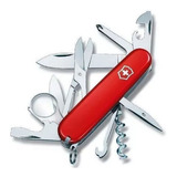 Cortaplumas Victorinox Explorer Suiza 16 Usos Navajas Pinza Color Rojo