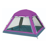 Carpa Automatica 4 Personas Camping Impermeable 2 En 1 Rc