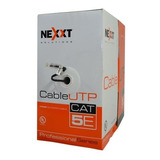 Cable Utp Cat5e 100% Nexxt 305mts Exterior Negro Tecnomati