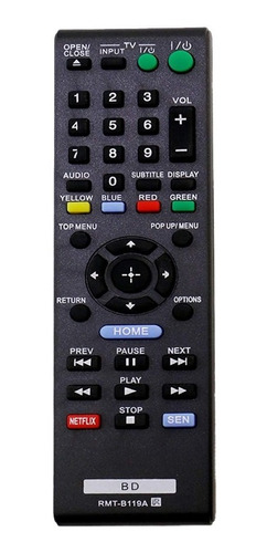 Control Remoto Para Blu Ray Marca Sony Teatro En Casa