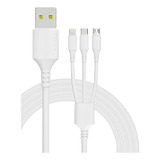 Cabo Usb Tipo C Baseus Reforçado 1,2m Carregamento Turbo 3a Cor Branco