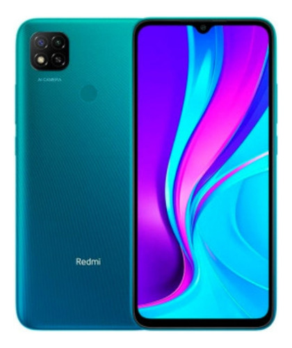 Celular Redmi 9c Aurora Green 3gb Ram 64gb Rom.