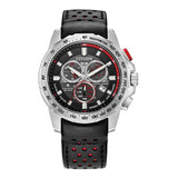 Reloj Citizen Promaster Moto Sport Orig. Hombre Time Square Color De La Correa Negro Color Del Bisel Plateado