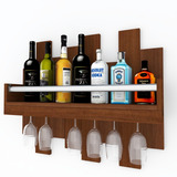 Estante Para Vinos Bodega Vinoteca Porta Copas Decoración