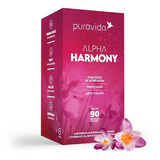 Alpha Harmony Puravida Óleo Borragem Triptofano Metilfolato Sabor Sem Sabor