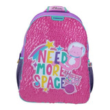 Mochila Grande Rosa Chenson Happy Girl Primaria Bogui Para N