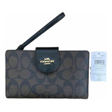 Cartera Monedero Coach Monogram Signature Original Y Nueva