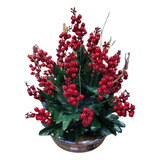 Buque Fruta Artificial Ideal Para Decoracao De Natal