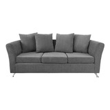 Sillon Trento One 3 Cuerpos 1,80 M Chenille Premium Dadaa