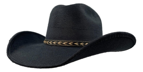 Sombrero Vaquero Moda Texana 100% Lana Unisex Horma Elegante