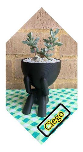 Materas Decorativas Economicas Mini Bob Planter 3d Serie 2