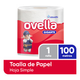 Toalla De Papel Ovella Gigante H/s 100 Mts