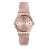 Reloj Swatch Mujer Core Refresh Gp403 Pinkbaya Color De La Malla Rosa Color Del Bisel Rosa Color Del Fondo Rosa