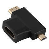 Adaptador A Vga Tipo T, Micro+conector Mini Para Decodificad