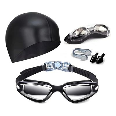 Gafas De Natación Para Hombres, Mujeres Y Niños-5 En 1 Gris | MercadoLibre
