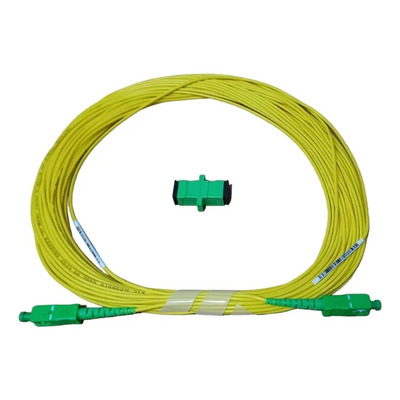 Kit Cople + Cable Fibra Optica P\u002F Modem Sc Apc Simplex 15 Mt | Envío gratis