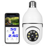Câmera Bulb 5g Wifi Outdoor, Câmera De Segurança 1080p E27