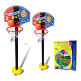 Tabela Cesta De Basquete Infantil Regulável Até 115cm Bola