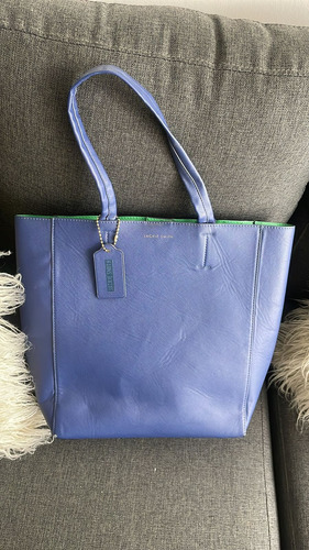 Cartera Jackie Smith Patti Tote Azul - Impecable, Como Nueva