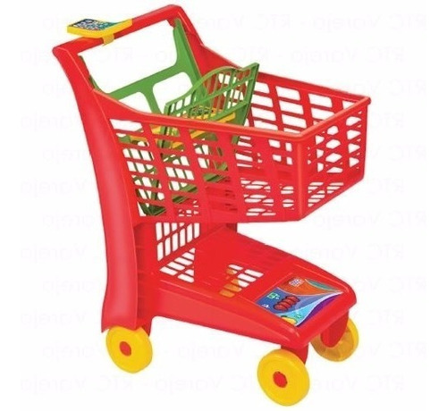 Carrinho De Compras Infantil Market Vermelho Magic Toys