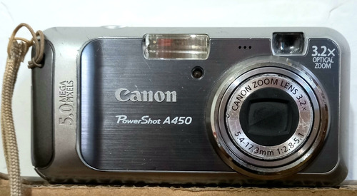 Cámara Canon Powershot A450 Semi Pro 3.2×opt Zoom C/detalle