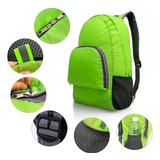 Mochila Plegable De Colores Liviana Camping Viajes Deportiva