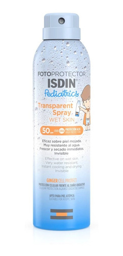 Isdin Fotoprotector Trasparent Spray Pediatrics X 250 Ml