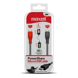 Maxell Cable Musb-200 - 1ft.  Power Share Micro Usb