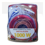 Kit De Cables De Instalación Para Potencia, Audiocar 1000w