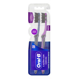 Escova Dental Macia Oral-b 3d White 2 Unidades