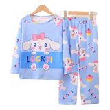 Conjunto De Pijama Sanrio Cinnamoroll Para Niños