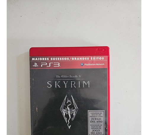 Jogo Skyrim Ps3 Original Midia Fisica Seminovo 