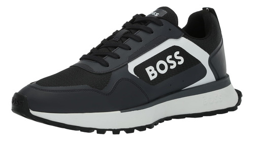 Tenis Boss Men's Big Logo Mesh Mix Lace Up  Flat G Mod 50517