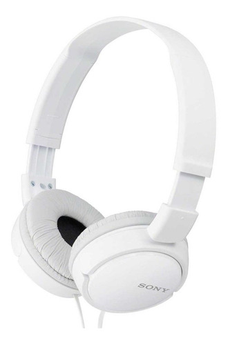 Fone De Ouvido Com Fio On-ear Sony Series Mdr-zx110 Branco 