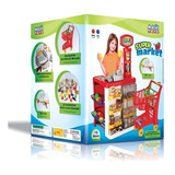 Mercadinho Infantil Super Market + Carrinho De Compras 8039