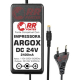 Fonte P/ Impressora De Etiquetas Argox Os 214 Plus 24v-2.4a