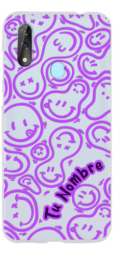 Funda Para Zte Para Mujer Happy Faces Con Tu Nombre