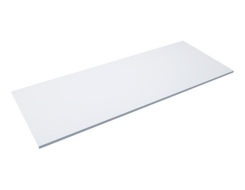 Prateleira Tampo Branco 130x30 15mm Em Mdf Premium