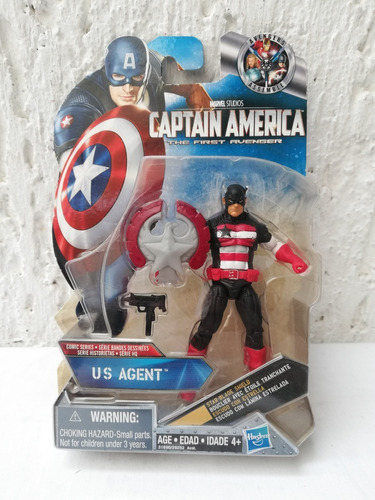 Us Agent Escudo Con Estrella Capitán América 1 Hasbro 2010